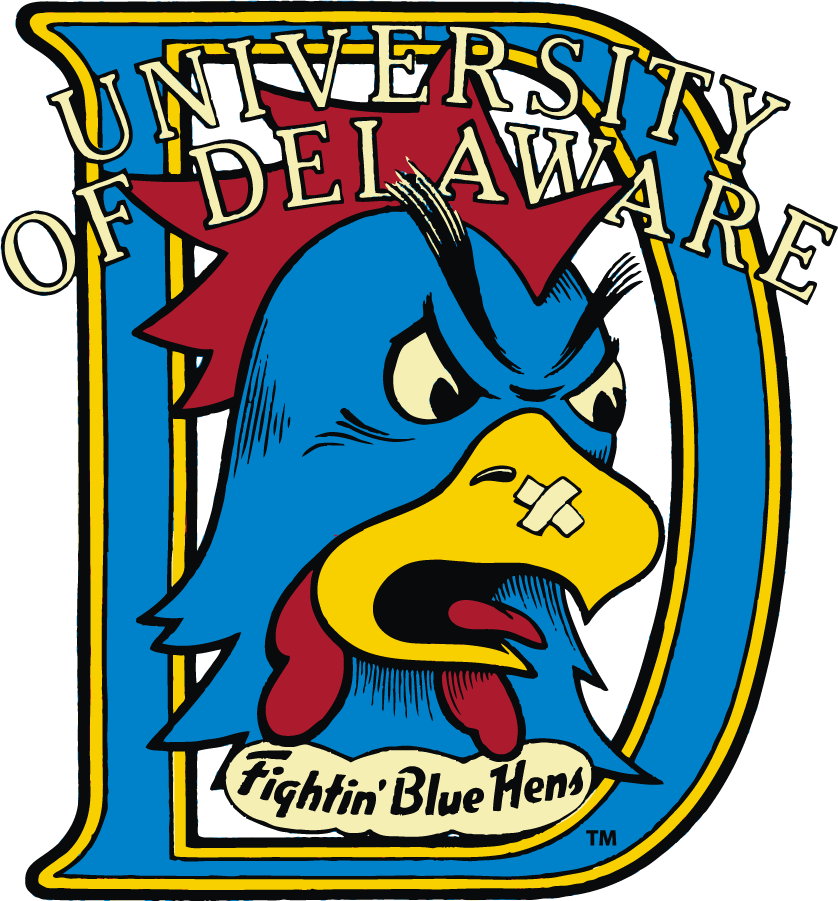 Delaware Blue Hens 1987-1999 Primary Logo iron on transfers for clothing